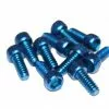Reverse Escape Pro + Black One Pedal Stahl Pin Set US Blau