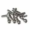 Reverse 12x Stahl Pedal Pins US Large 13mm Escape Pro + Black One Pedal Silberfarben -Fahrräder Verkäufe 01840