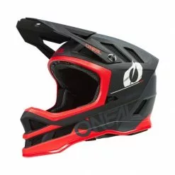 O'Neal Blade Polyacrylite Haze DH Fahrrad Helm Schwarz/rot 2023 Oneal
