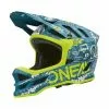 O'Neal Blade Polyacrylite HR DH Fahrrad Helm Türkis/gelb 2023 Oneal -Fahrräder Verkäufe 0453 2245right