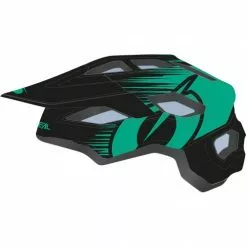 O'Neal Matrix Split All Mountain MTB Fahrrad Helm Schwarz/türkis 2023 Oneal