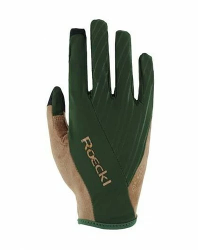 Roeckl Malvedo Fahrrad Handschuhe Lang Grün/beige 2023 3 Roeckl Malvedo Fahrrad Handschuhe Lang Grün/beige 2023
