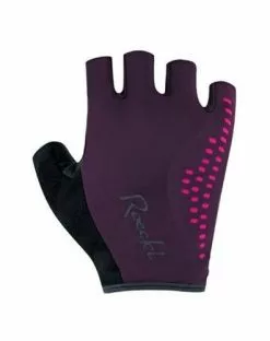 Roeckl Davilla Damen Fahrrad Handschuhe Kurz Lila 2023