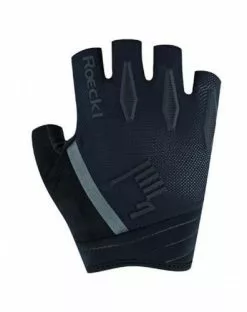 Roeckl Isera Fahrrad Handschuhe Kurz Schwarz 2023