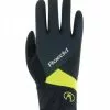 Roeckl Sports Roeckl Runaz Winter Fahrrad Handschuhe Lang Schwarz/gelb 2023