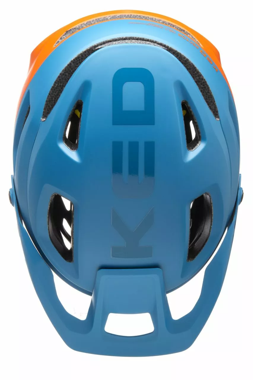 Ked Pector ME1 MTB Fahrrad Helm Matt Petrol/orange 2023 6 Ked Pector ME1 MTB Fahrrad Helm Matt Petrol/orange 2023 – Bild 4