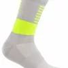 Cube High Cut Safety Fahrrad Socken Grau/gelb 2023