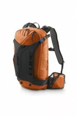 Cube Edge Trail X Action Team Fahrrad Rucksack Orange/grau