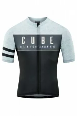 Cube Blackline CMPT Fahrrad Trikot Kurz Grün/grau 2022