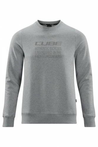 Cube Organic Sweater Freizeit Pullover Melange Grau 2023 3 Cube Organic Sweater Freizeit Pullover Melange Grau 2023