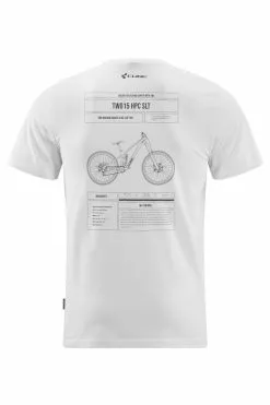 Cube Organic Two15 Freizeit T-Shirt Weiß 2022 -Fahrräder Verkäufe 122517