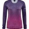 Cube ATX Damen Fahrrad Trikot Lang Lila/pink 2022