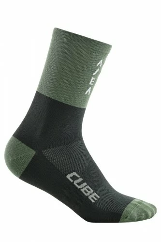 Cube Socks ATX High Cut Fahrrad Socken Grün 2022 3 Cube Socks ATX High Cut Fahrrad Socken Grün 2022