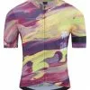 Cube Blackline Art Fahrrad Trikot Kurz Gelb/lila 2023 -Fahrräder Verkäufe 12359F100