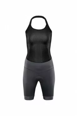 Cube Blackline Damen Fahrrad Trägerhose Kurz Grau 2023