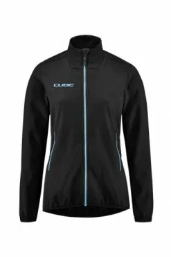 Cube ATX Cmpt Softshell Damen Fahrrad Jacke Schwarz 2023
