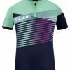 Cube Teamline Rookie Kinder Fahrrad Trikot Kurz Blau/grün 2023