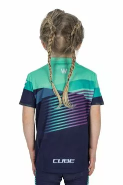 Cube Teamline Rookie Kinder Fahrrad Trikot Kurz Blau/grün 2023 7 Cube Teamline Rookie Kinder Fahrrad Trikot Kurz Blau/grün 2023 -Fahrräder Verkäufe 12445F201