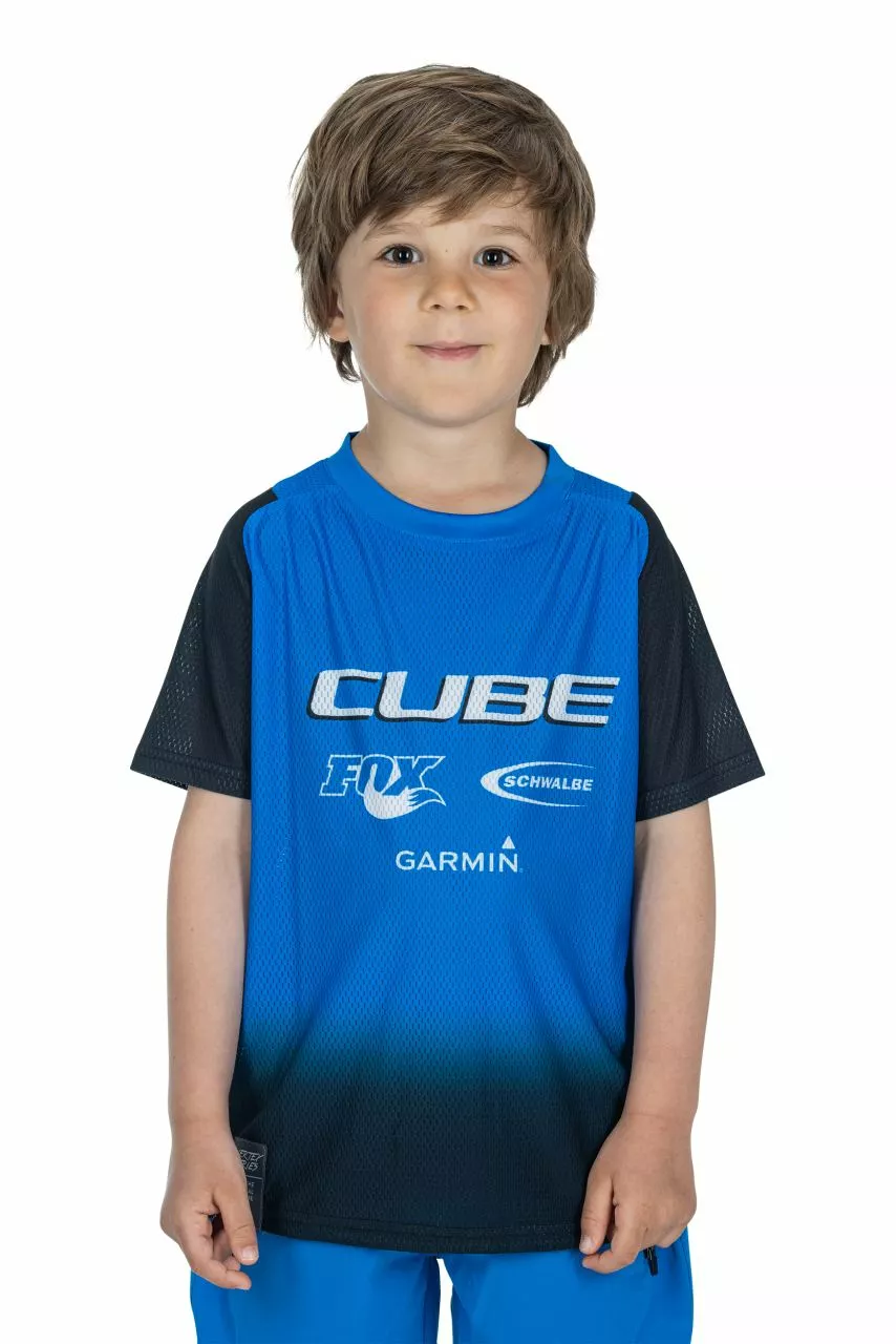 Cube Vertex Rookie X Actionteam Kinder Fahrrad Trikot Kurz Schwarz/blau 2023 4 Cube Vertex Rookie X Actionteam Kinder Fahrrad Trikot Kurz Schwarz/blau 2023 – Bild 2