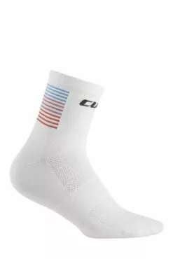 Cube Teamline Mid Cut Fahrrad Socken Weiß 2023