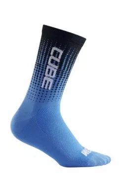 Cube X Actionteam High Cut Fahrrad Socken Schwarz/blau 2023