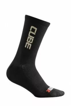 Cube Vertex High Cut Fahrrad Socken Schwarz 2023
