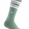 Cube After Race High Cut Fahrrad Socken Grün 2023