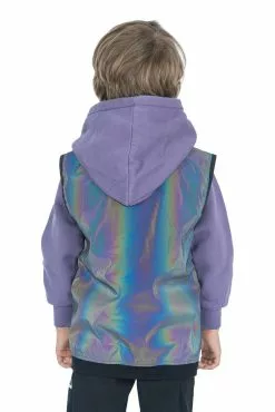 Cube Safety Rookie Kinder Fahrrad Windweste Rainbow Reflective Grau 2023 -Fahrräder Verkäufe 12518F204