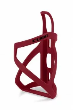 Cube HPP Fahrrad Flaschenhalter Links Matt Bordeaux Rot