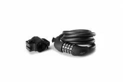 RFR Fahrrad Spiralzahlenschloss 12 X 1500mm Schwarz