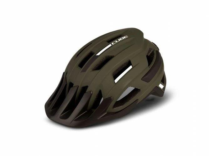Cube Rook MTB Fahrrad Helm Olive Grün 2023 3 Cube Rook MTB Fahrrad Helm Olive Grün 2023