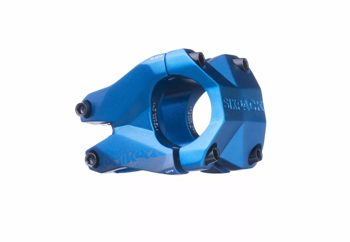 Sixpack Kamikaze Fahrrad Vorbau 31.8mm X 35mm Blau 4 Sixpack Kamikaze Fahrrad Vorbau 31.8mm X 35mm Blau – Bild 2