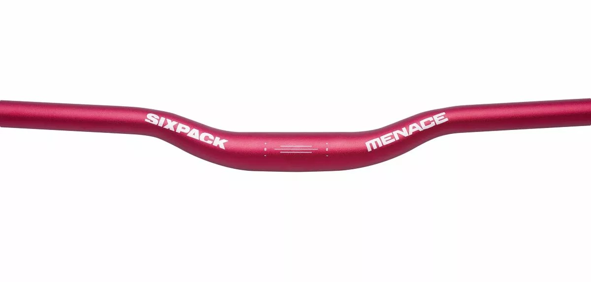 Sixpack Menace Fahrrad Lenker 725mm X 31.8mm Rot 4 Sixpack Menace Fahrrad Lenker 725mm X 31.8mm Rot – Bild 2