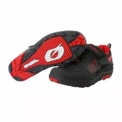 O'neal Traverse Flat Dirt MTB Fahrrad Schuhe Schwarz/rot 2023 Oneal