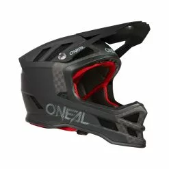 O'Neal Blade Carbon IPX DH Fahrrad Helm Matt Schwarz 2023 Oneal -Fahrräder Verkäufe 2022ONealBLADECARBONIPXV.22blackcarbon45left