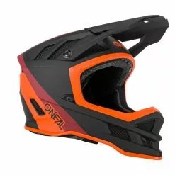 O'Neal Blade Hyperlite Charger DH Fahrrad Helm Schwarz/orange 2022 Oneal -Fahrräder Verkäufe 2022ONealBladeHyperliteCHARGERV.22redorangerightside