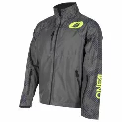 O'Neal Shore Rain Jacket Fahrrad Regenjacke Grau/gelb 2023 Oneal -Fahrräder Verkäufe 2022ONealSHORERainJacketV.22grayNeonyellowfront