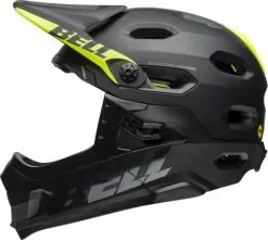 Bell Super DH Mips Fahrrad Helm Schwarz/gelb 2022
