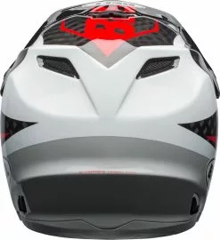 Bell Full-9 DH Fahrrad Helm Weiß/schwarz/rot 2018 -Fahrräder Verkäufe 210190009 Bell Full 9 gloss white black hibiscus rio detail1