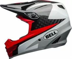 Bell Full-9 DH Fahrrad Helm Weiß/schwarz/rot 2018