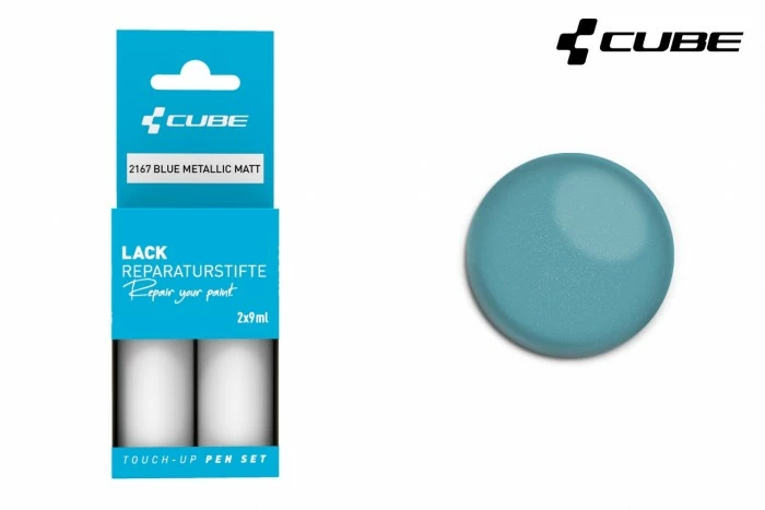 Cube Touch-Up Pen Lackreparaturstift Set 30ml / 49.83 Euro / Liter Matt Blue Metallic 3 Cube Touch-Up Pen Lackreparaturstift Set 30ml / 49.83 Euro / Liter Matt Blue Metallic
