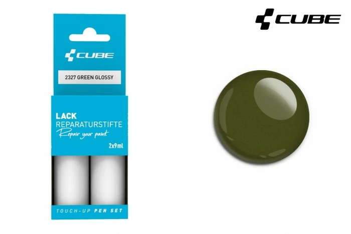 Cube Touch-Up Pen Lackreparaturstift Set 30ml / 49.83 Euro / Liter Green Glossy 3 Cube Touch-Up Pen Lackreparaturstift Set 30ml / 49.83 Euro / Liter Green Glossy