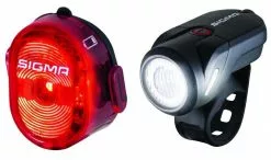 Sigma Aura 35 / Nugget II Fahrrad Beleuchtungsset Schwarz