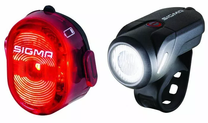 Sigma Aura 35 / Nugget II Fahrrad Beleuchtungsset Schwarz 3 Sigma Aura 35 / Nugget II Fahrrad Beleuchtungsset Schwarz