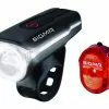 Sigm Aura 60 / Nugget II Fahrrad Beleuchtungsset Schwarz