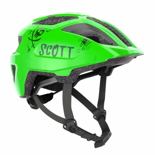 Scott Spunto Kinder Fahrrad Helm Gr.46-52cm Fluo Grün 2023 3 Scott Spunto Kinder Fahrrad Helm Gr.46-52cm Fluo Grün 2023
