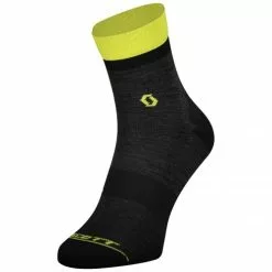 Scott Trail Quarter Fahrrad Socken Grau/gelb 2022