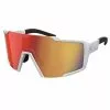 Scott Shield Wechselscheiben Fahrrad Brille Matt Weiß/rot Chrome 1 Scott Shield Wechselscheiben Fahrrad Brille Matt Weiß/rot Chrome -Fahrräder Verkäufe 2753800196192