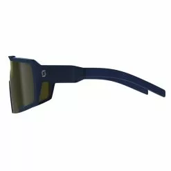 Scott Shield Wechselscheiben Fahrrad Brille Blau/goldfarben Chrome -Fahrräder Verkäufe 2753807256052B