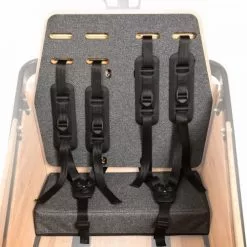 Bergamont Kids Bench Kinder Sitzbank Inkl. Gurtsystem Für E-Cargoville LJ Schwarz